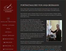 Tablet Screenshot of anja-beermann.de